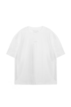 Tri-dots Liquid 冰膚液態棉三點短 Tee - 純淨白 White