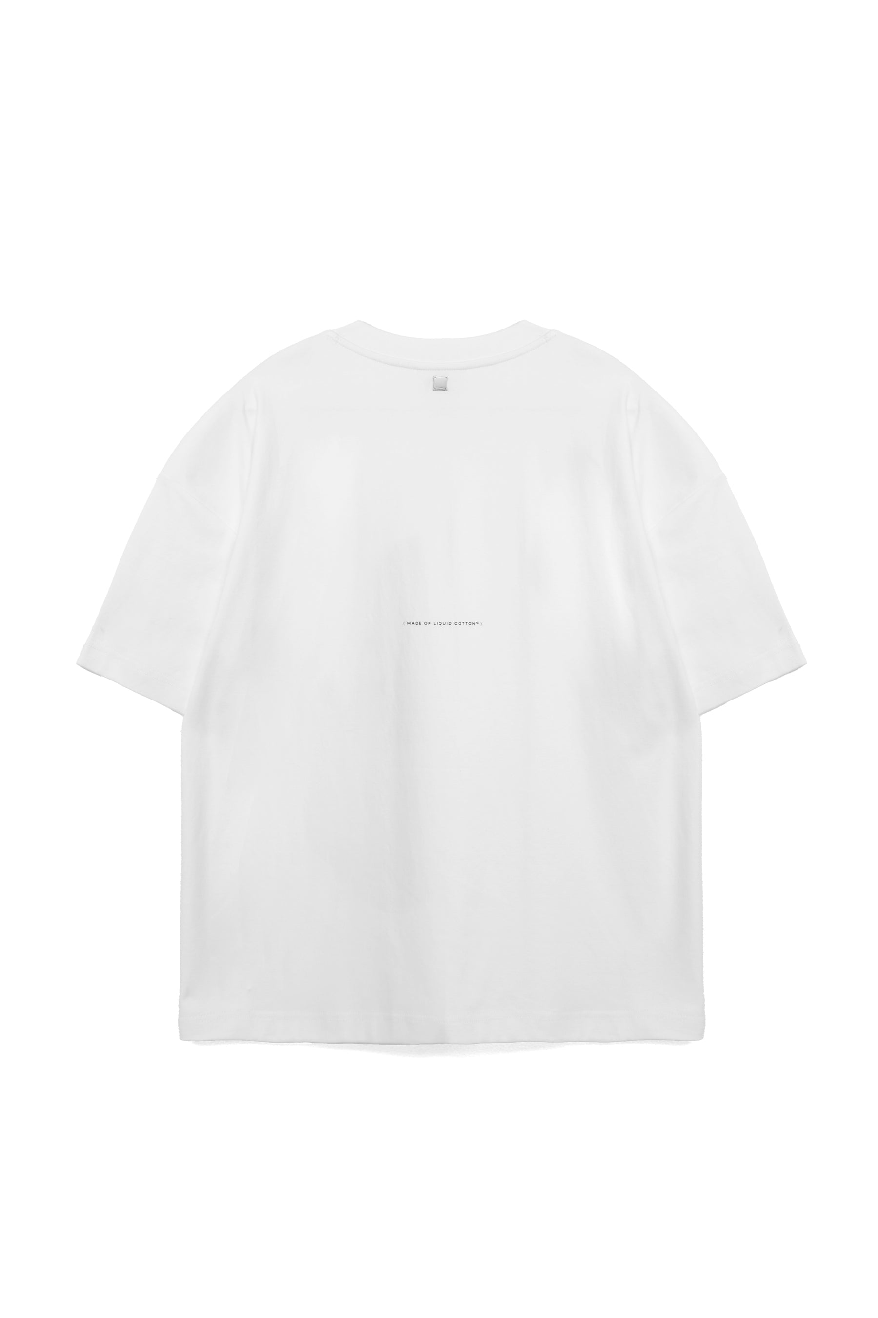 Tri-dots Liquid 冰膚液態棉三點短 Tee - 純淨白 White