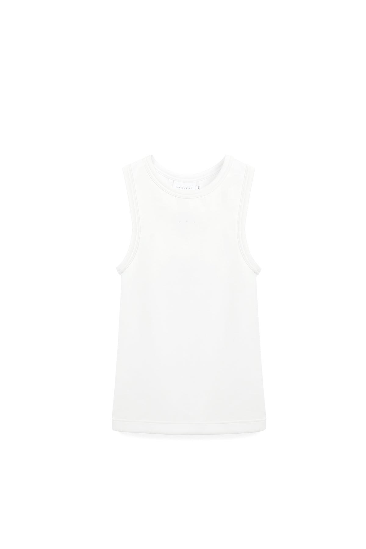 Tenderism Tank Top 柔膚感挖洞背心 - 經典白 White