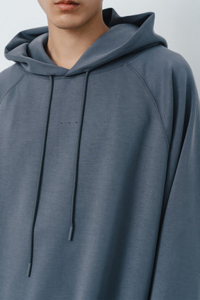 柔膚三點帽T Tenderism Tri-dots Hoodie - 藍霧灰 Dove Gray