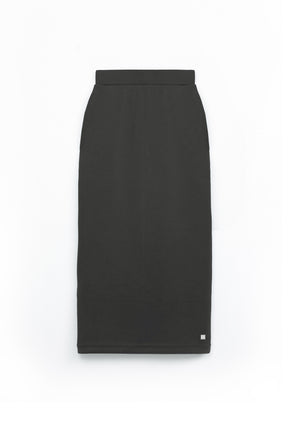 Tenderism Midi Skirt 柔膚感中長裙 - 隕石灰 Shaded Gray