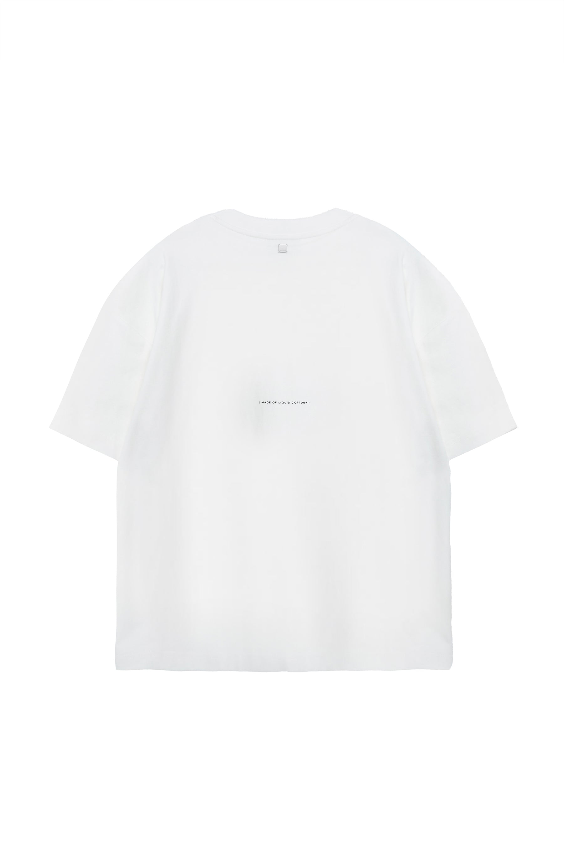 Quo Liquid 冰膚液態棉短 Tee - 純淨白 White