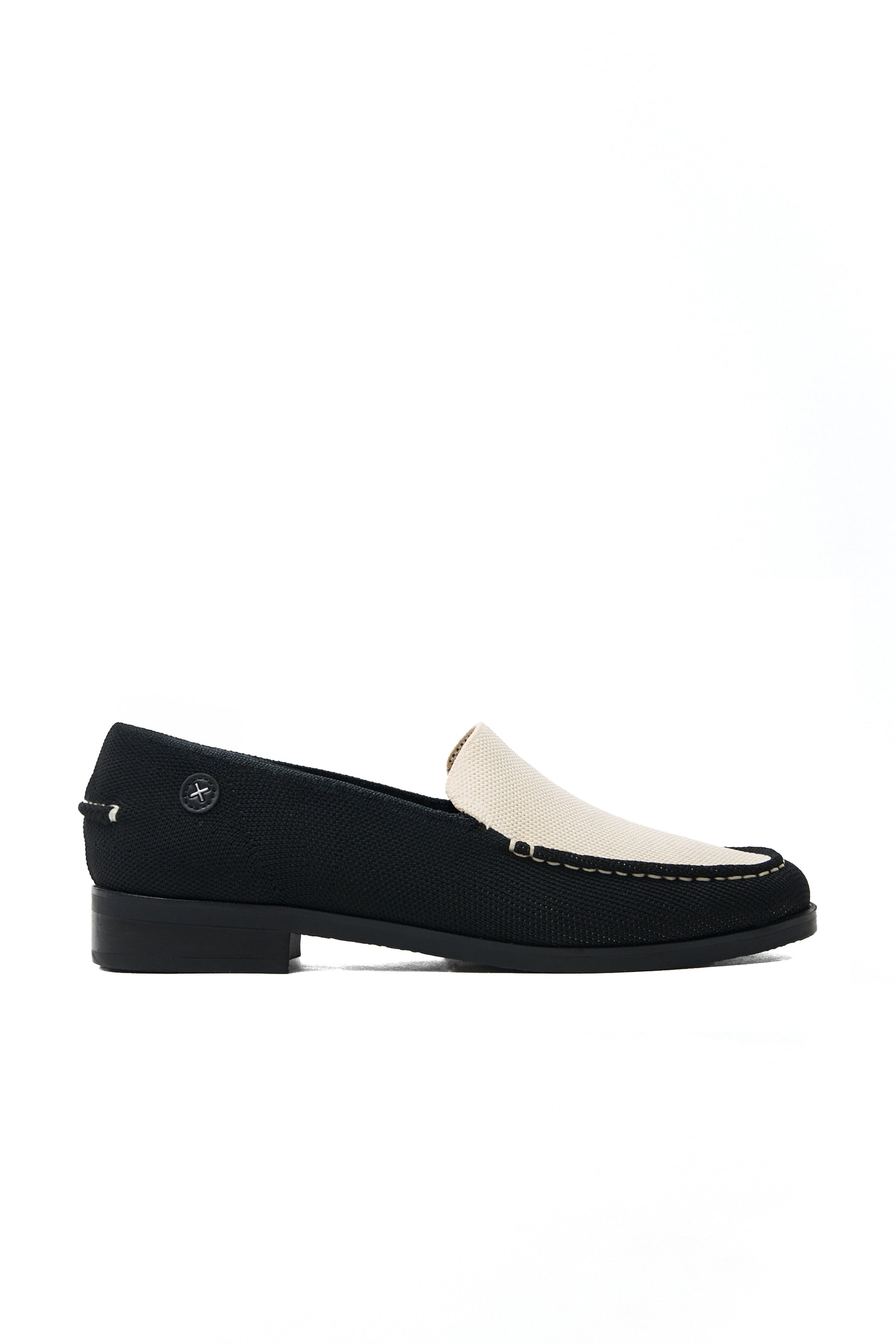 飛織樂福鞋 Maison Dandy Loafer - 黑白色 White/Black