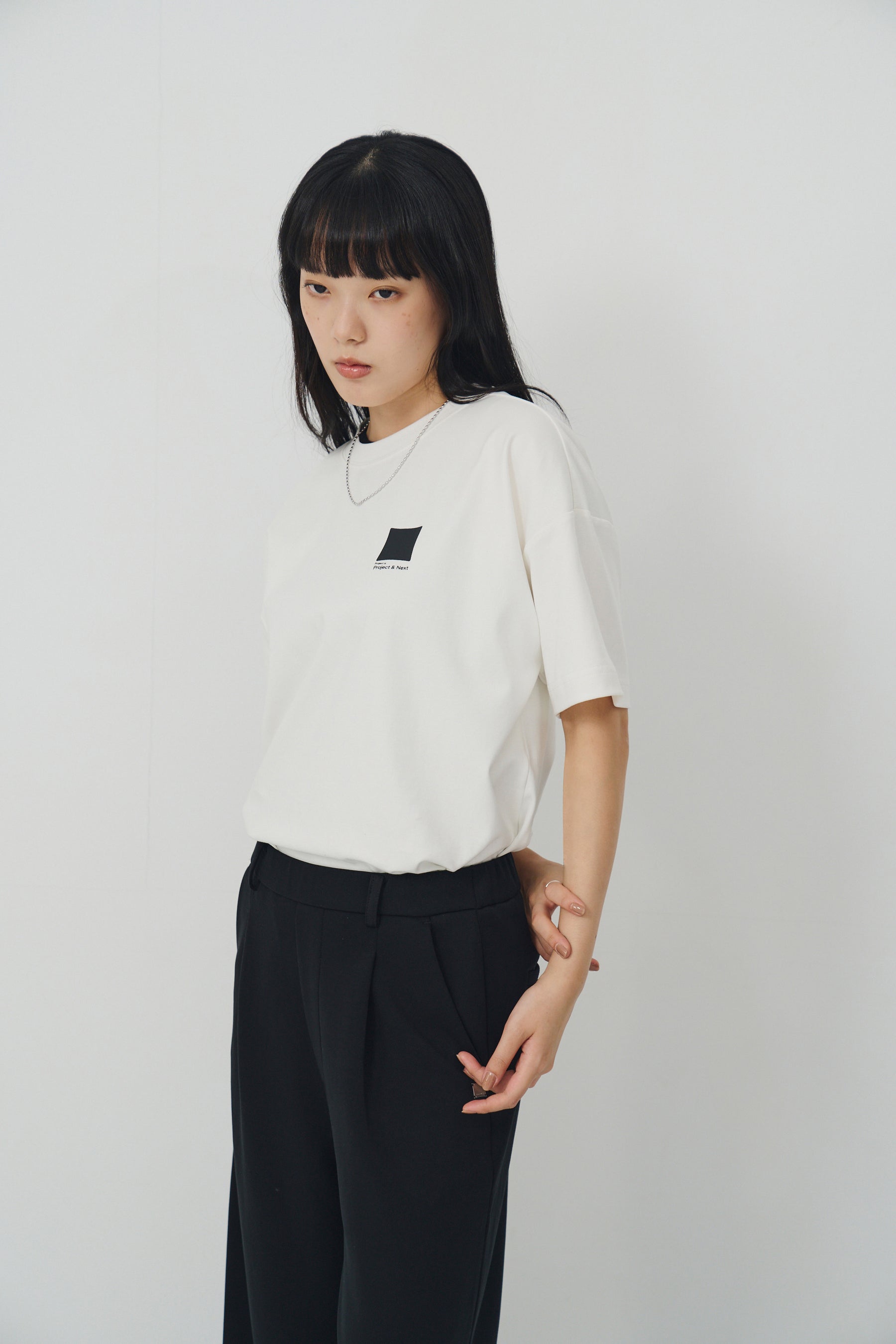 Quo Liquid 冰膚液態棉短 Tee - 純淨白 White